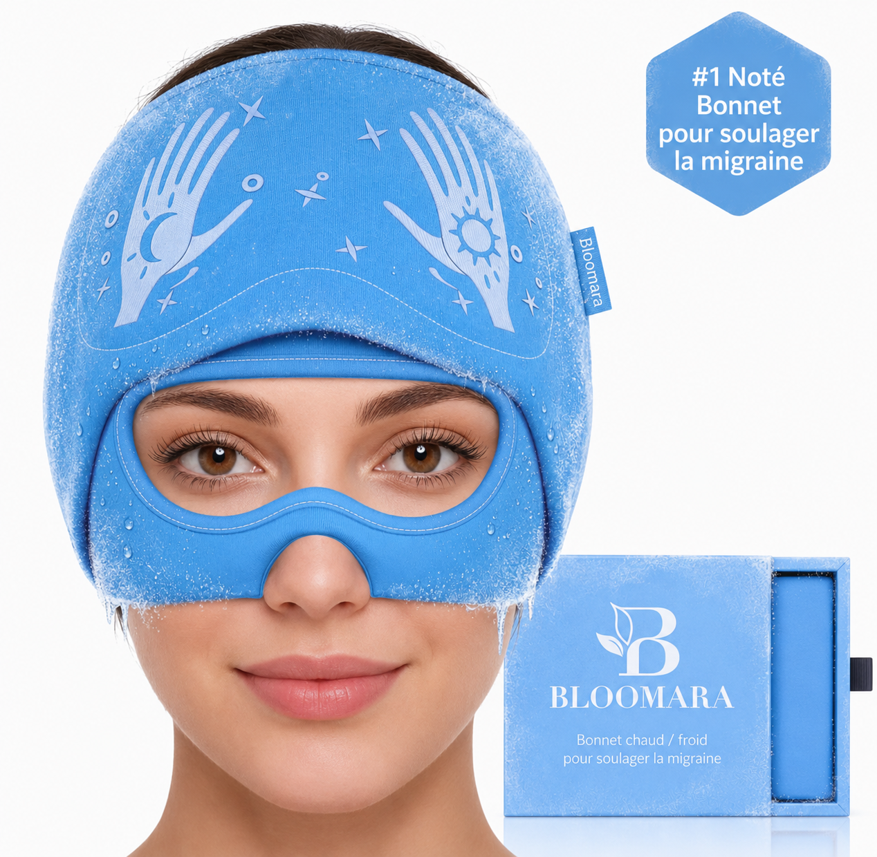 Bonnet apaisant pour migraines