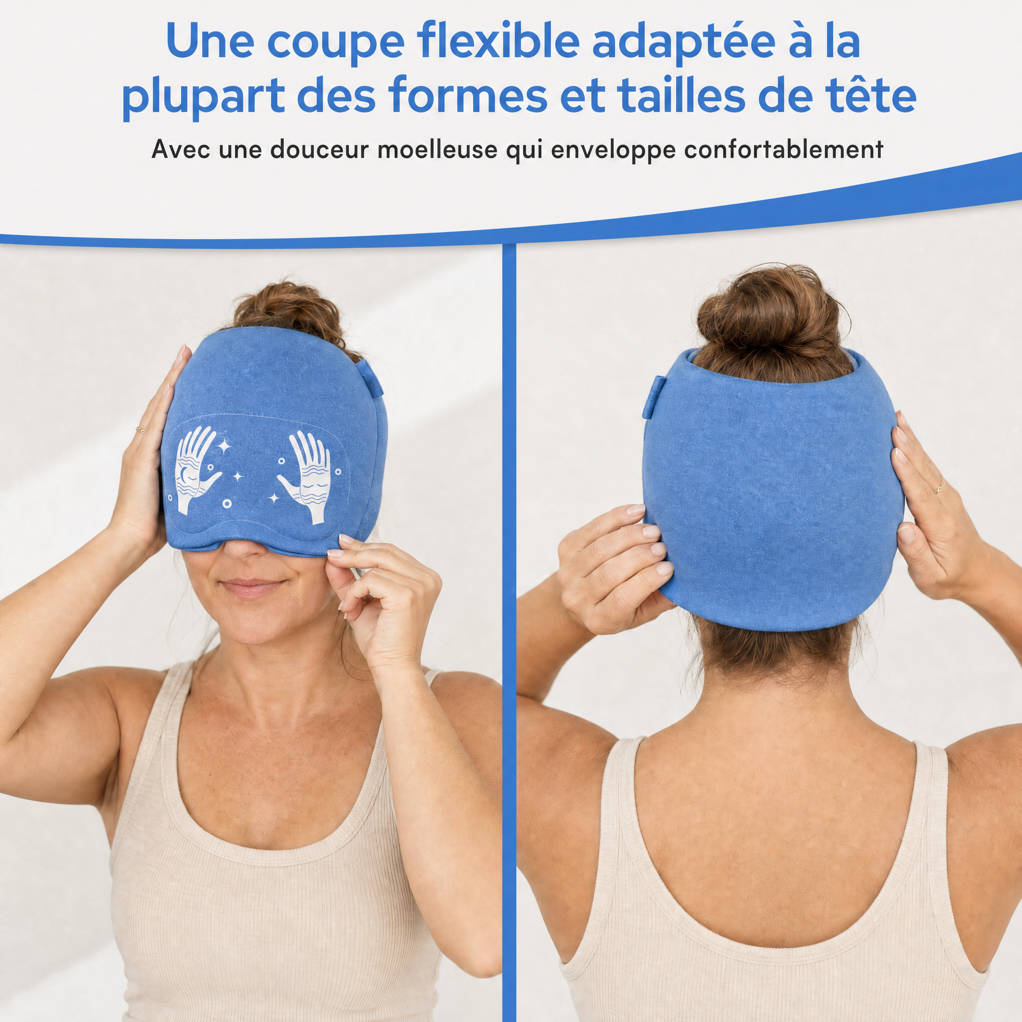 Bonnet apaisant pour migraines