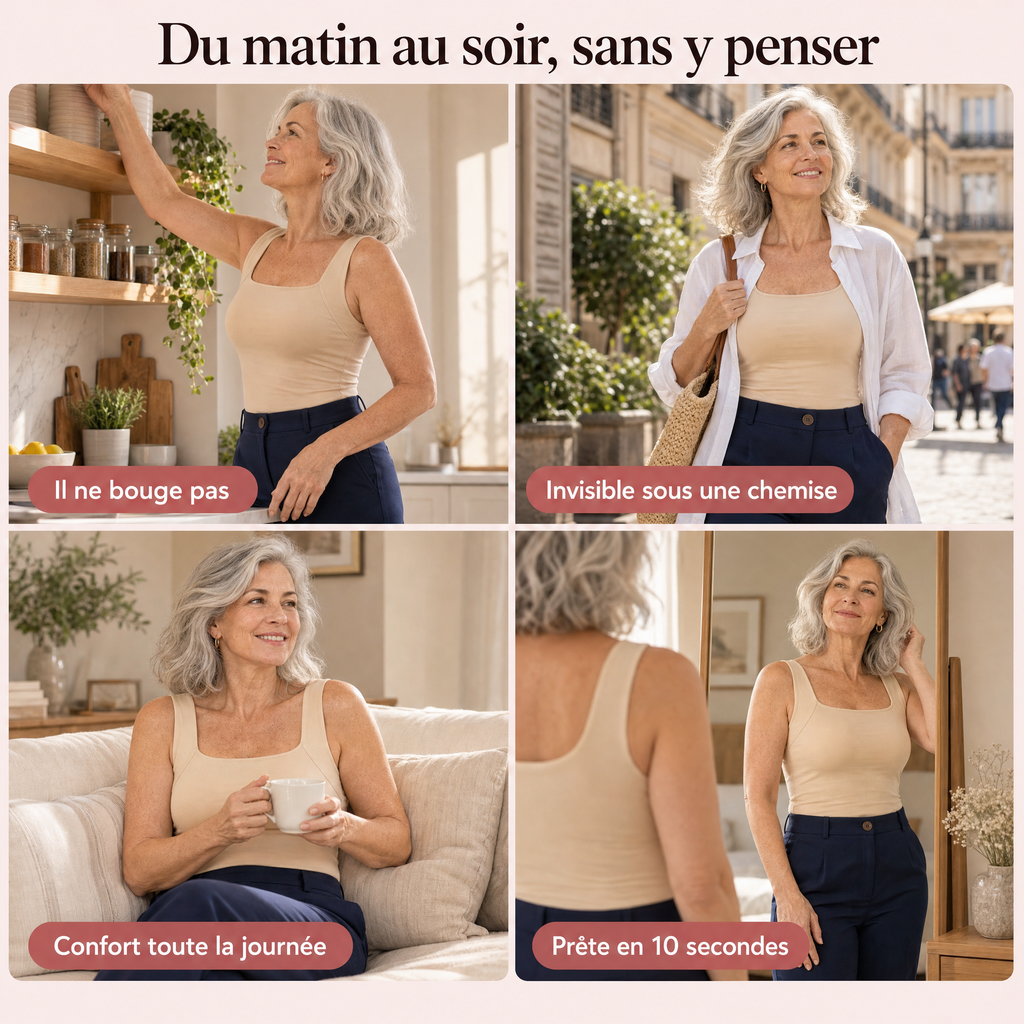 Fini le soutien-gorge pour toujours sans sacrifier le maintien